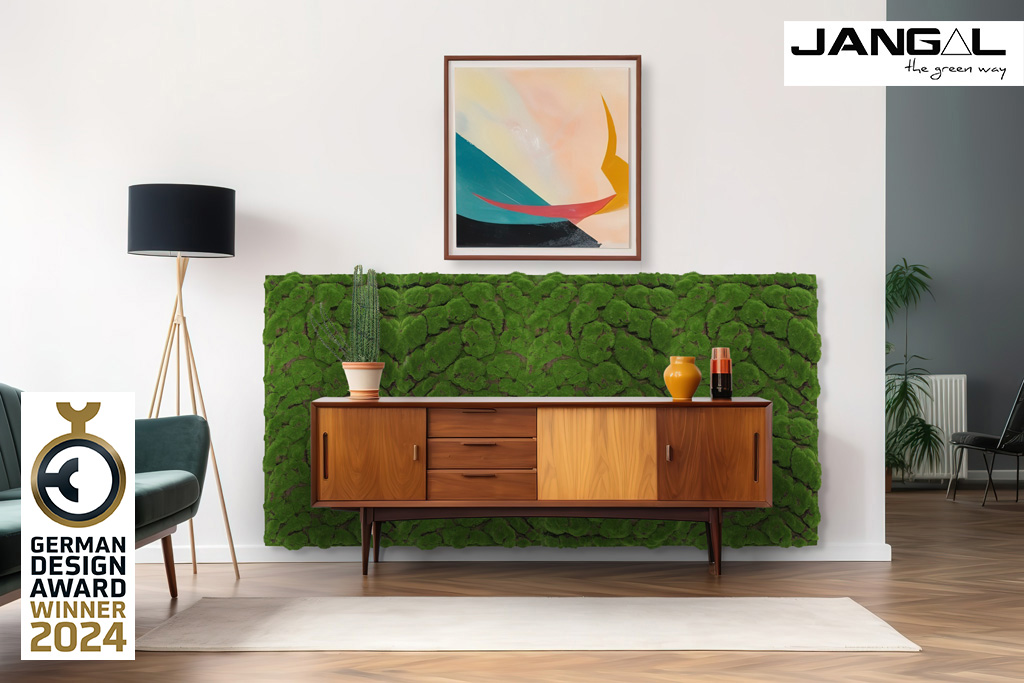 Wandpaneel Jangal Modular Wall 11109 forest green big bulk design moos 52 x 52 cm