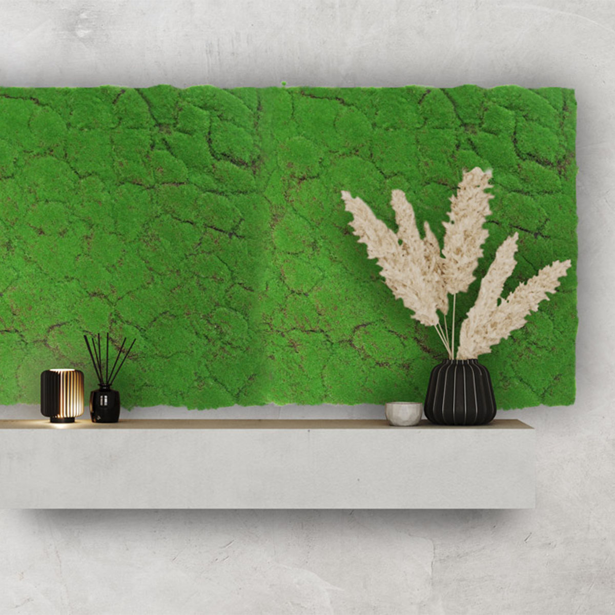 Wandpaneel Jangal Modular Wall 11108 Forest Green Design Moos 52 x 52 cm