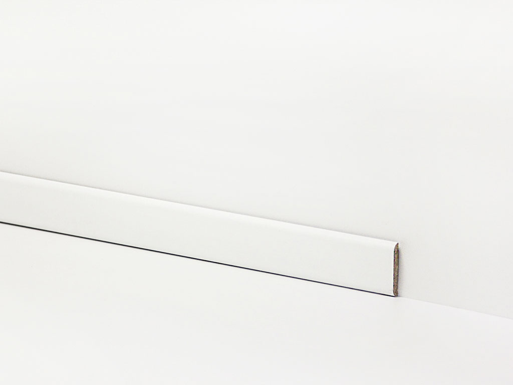 Equipped skirting 0034 (40 x 2600 x 6mm) - white