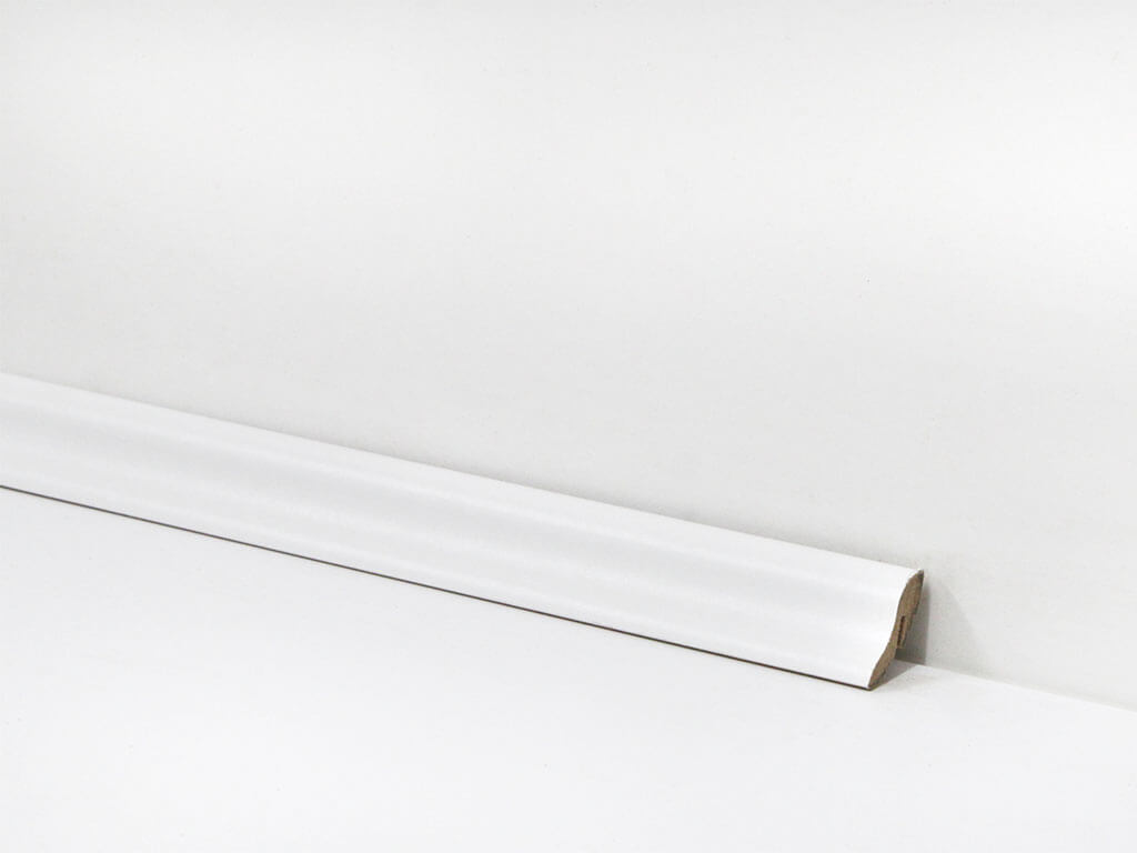 Equipped skirting 40mm 0026 - white