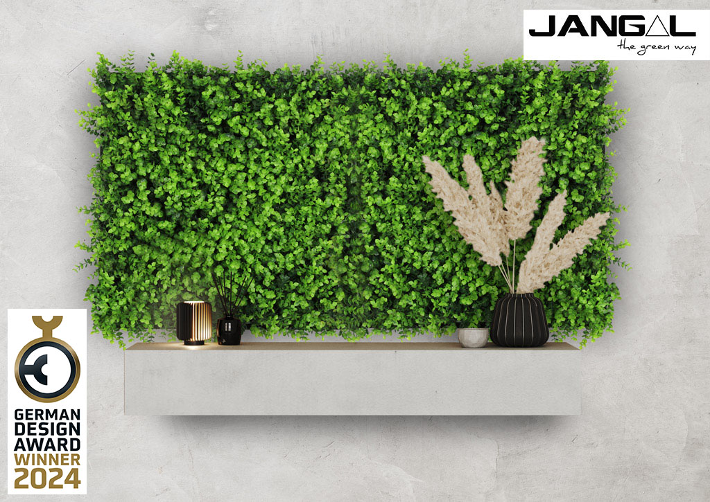 Wandpaneel Jangal Modular Wall 11112 Mixed Green Design Buxus 52 x 52 cm