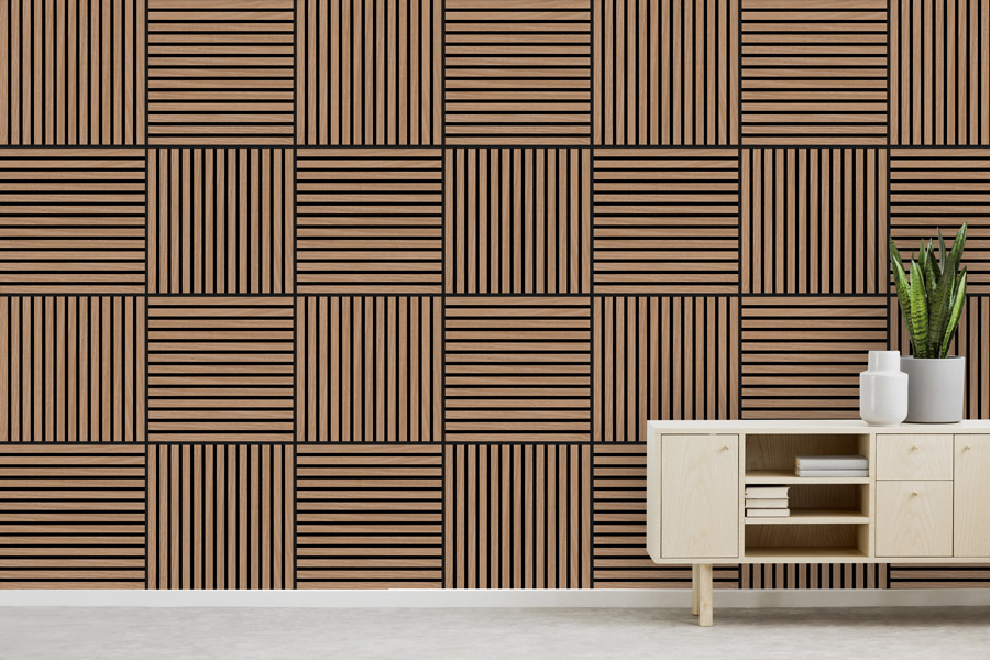 Wandpaneel Jangal Modular Wall 11003A Davert Oak Furnier 52 x 52 cm