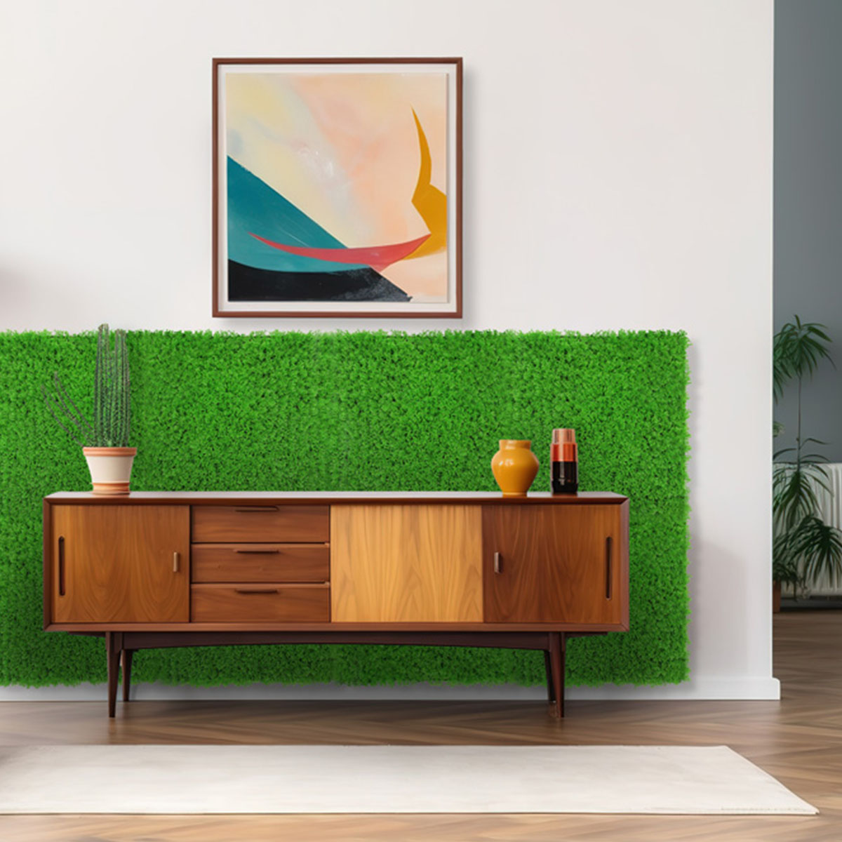 Wandpaneel Jangal Modular Wall 11115 Bright Green Design Grass 52 x 52 cm