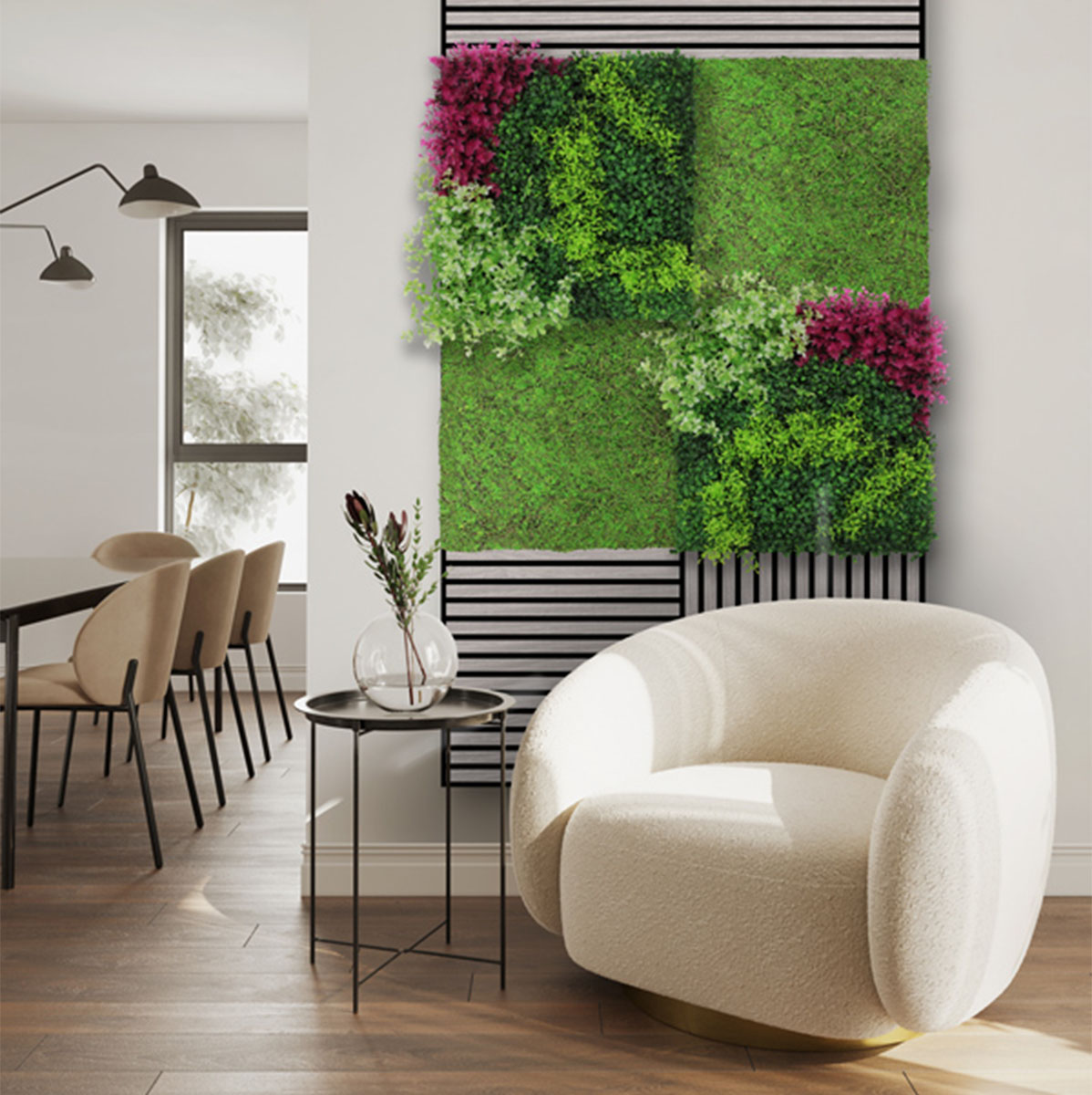 flora_panel_11119_PinkMixedFlora_11107_ForestGreenAncientTree_und_11002_OulankaOak_web_quad_r_7