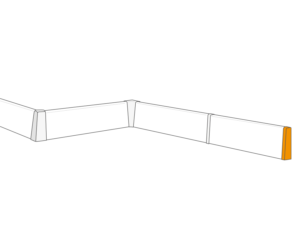 Equipped 1239 End cap beech 58mm