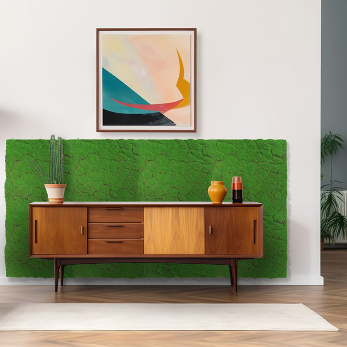 Wandpaneel Jangal Modular Wall 11108 Forest Green Design Moos 52 x 52 cm