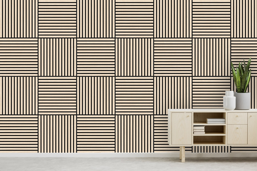 Wall panel Jangal Modular Wall 11001A Letea Oak veneer 52 x 52 cm