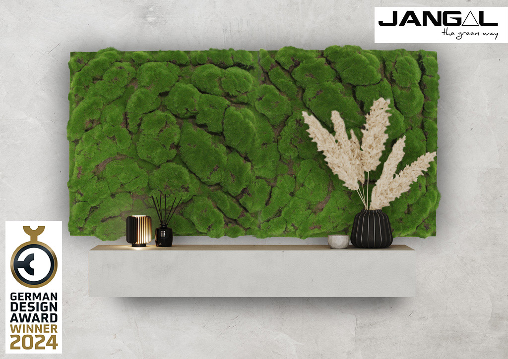 Wandpaneel Jangal Modular Wall 11109 forest green big bulk design moos 52 x 52 cm