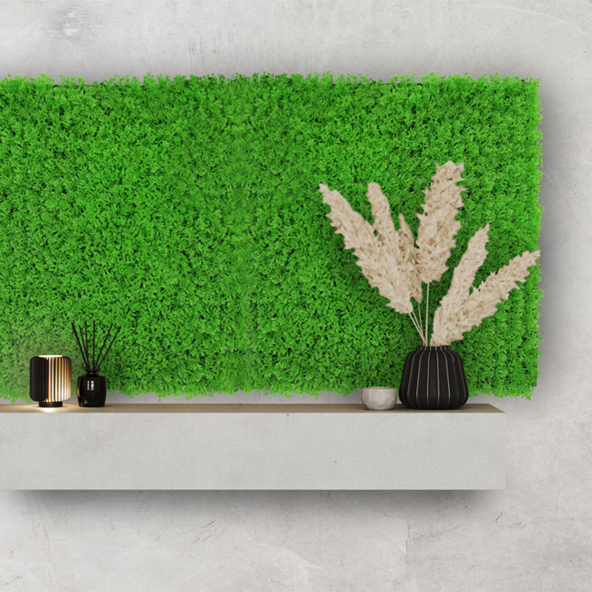 Wandpaneel Jangal Modular Wall 11115 Bright Green Design Grass 52 x 52 cm