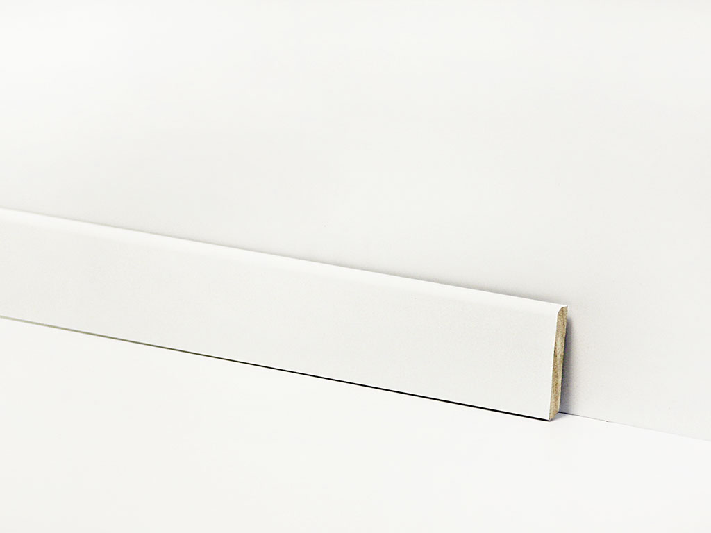 Equipped skirting 0035 (58 x 2400 x 10mm) - white